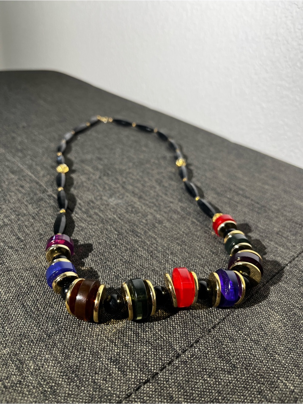 Multi-Color Bead Statement Necklace - Women Jewelry